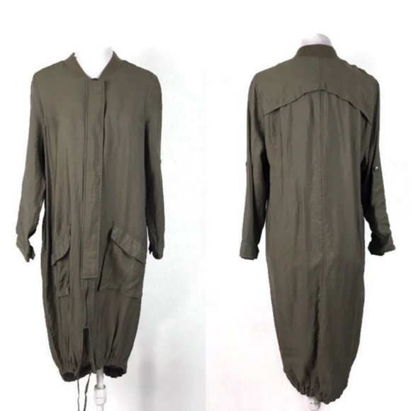 Among Equals Jackets & Blazers - Among Equals Trench Coat By Cotton